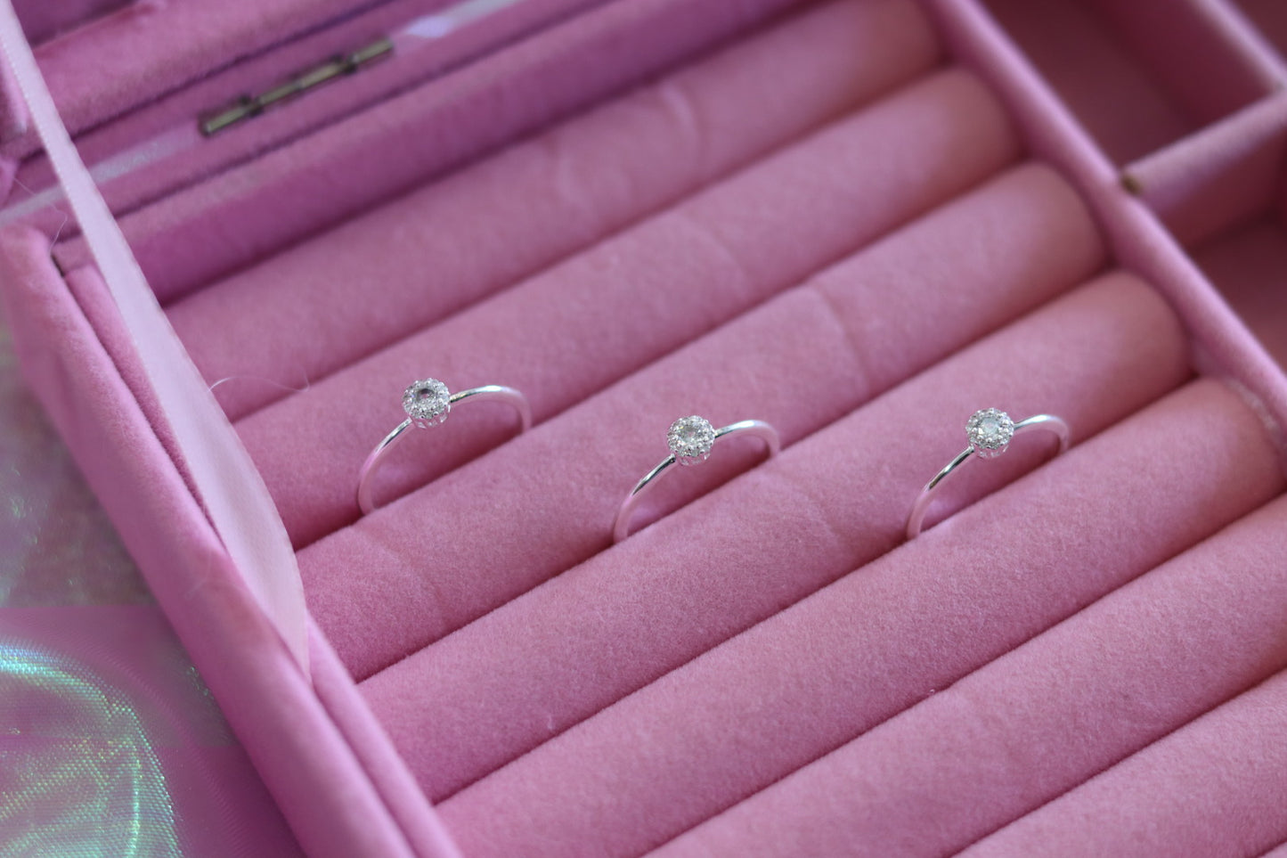 Anel chuveirinho zircônia