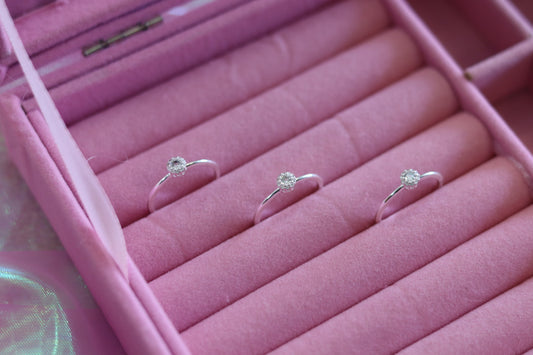 Anel chuveirinho zircônia