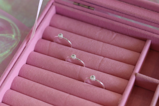 Anel chuveirinho zircônia